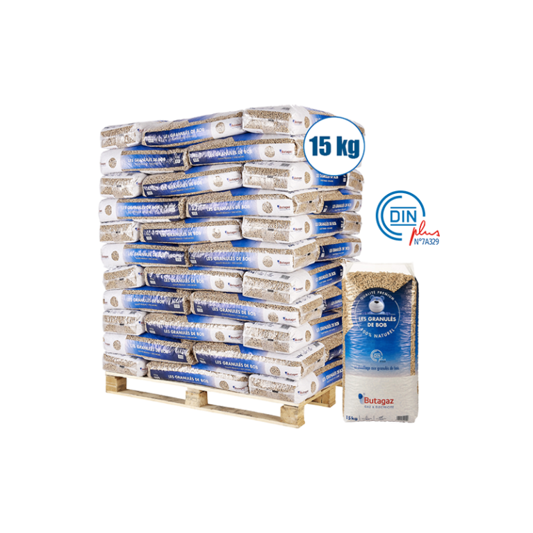 1 Palet de Pellets de Madera BUTAGAZ (66 bolsas)